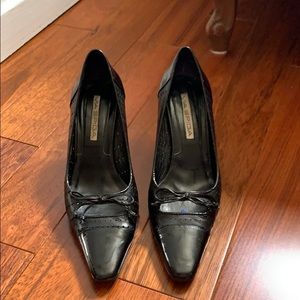 Via Spiga Black Heels with Bow